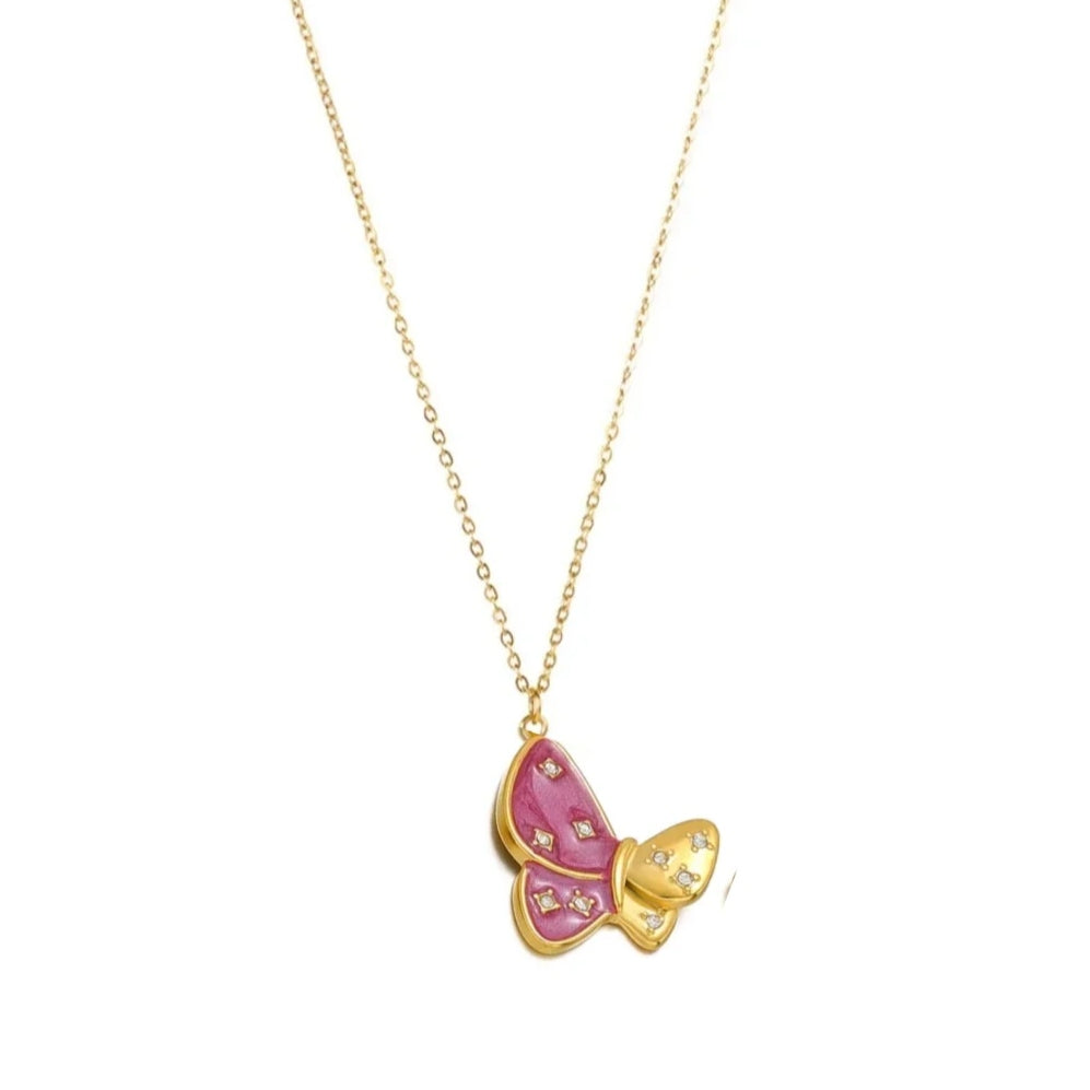 Pink & Gold Wings