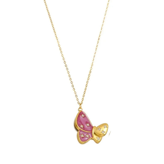 Pink & Gold Wings